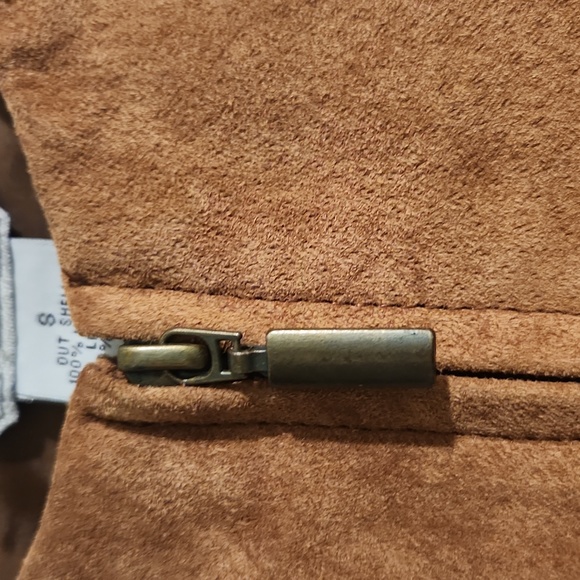 Vintage Stonebridge Leather zip up vest - Picture 3 of 5